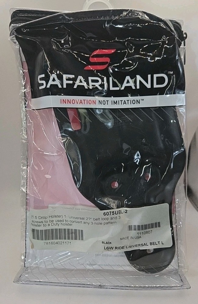 Safariland Model 6075UBL-2 Low-Ride Universal Belt Loop