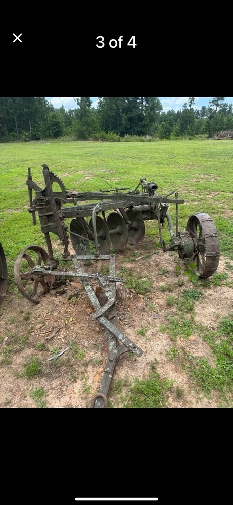 Vintage Horse Drawn Disk Plow
