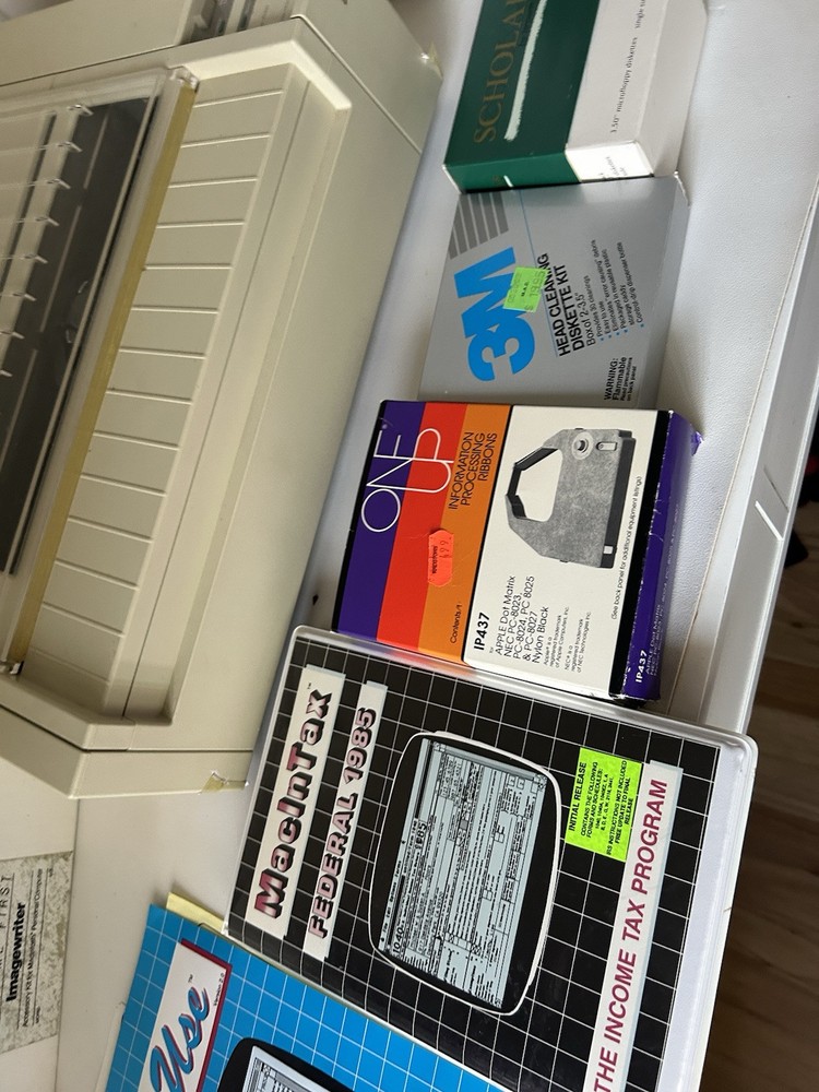 Apple ImageWriter I In Original Box With Manuals 1