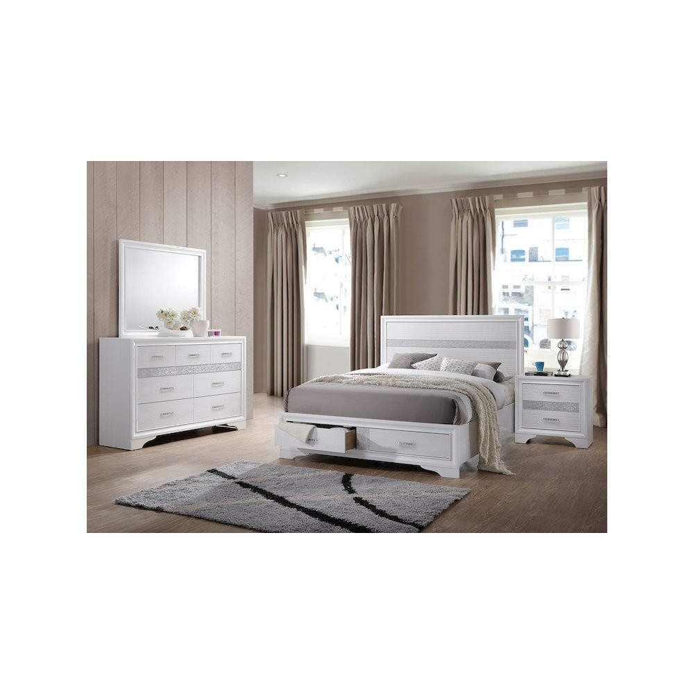 Miranda 4-piece Queen Bedroom Set White
