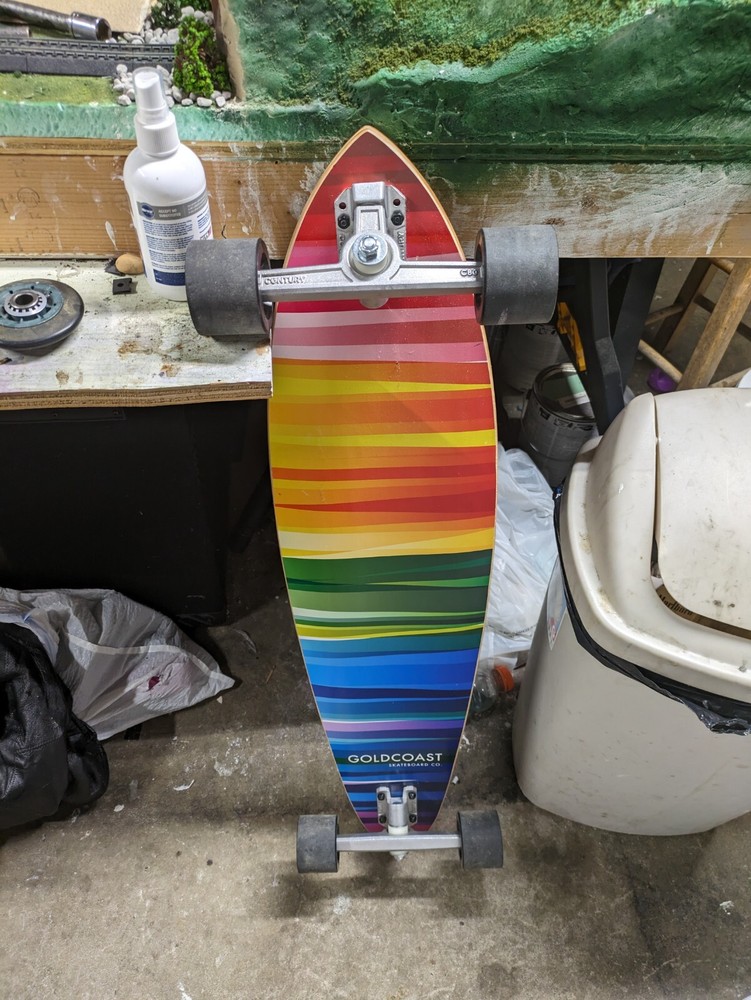 longboard skateboard complete used