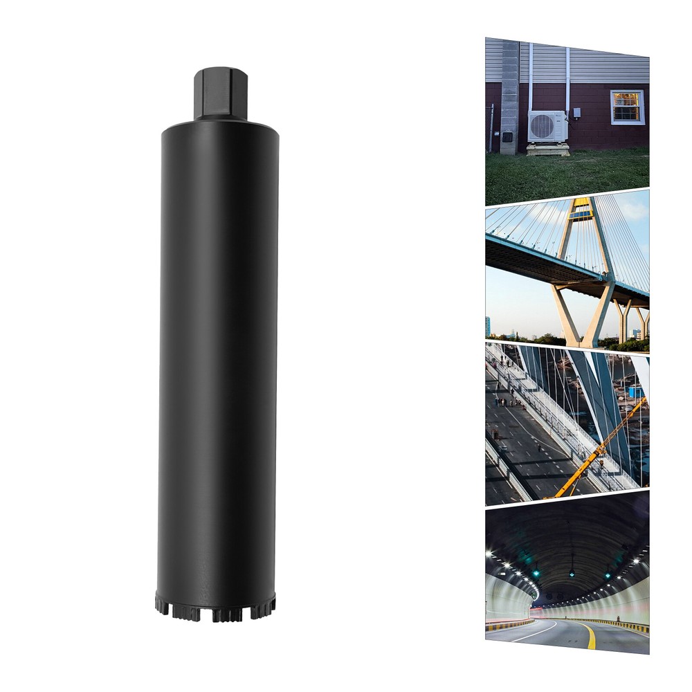102x470mm Black Wet Core Drill Bit Core Bits For Concrete Diamond Core Drill