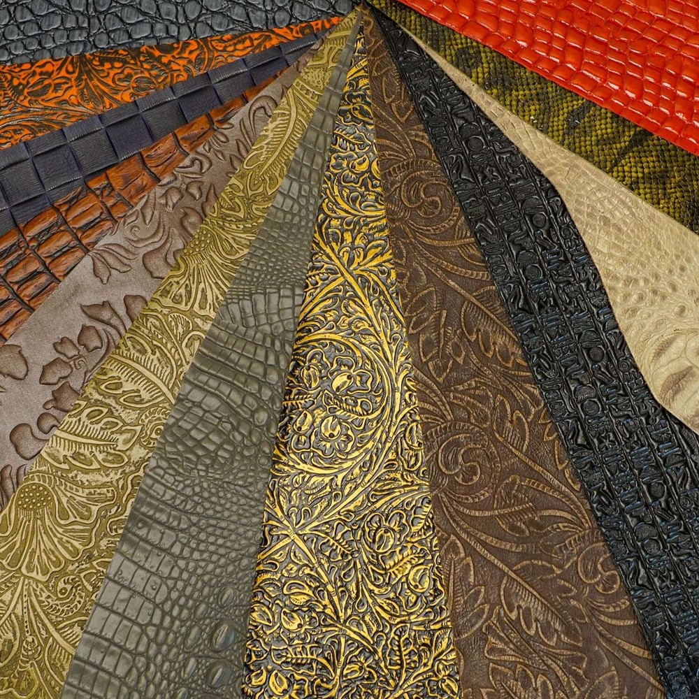 Limited Edition Assorted Luxury Embossed Leather Bundle Made by SLC - 30sqft