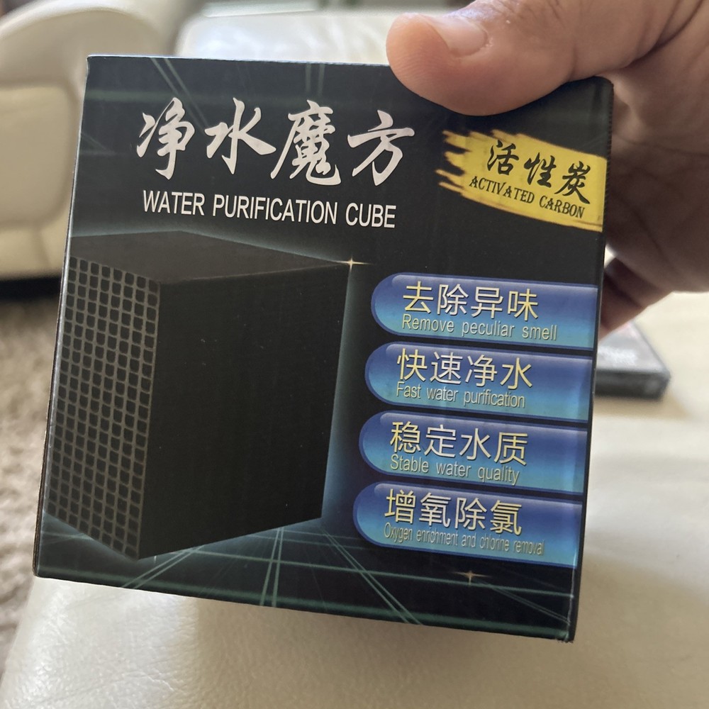 Eco-Friendly Aquarium Water Purifier Cube Filter with Activated Carbon
