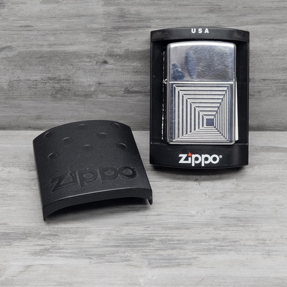 Zippo Laser Cut Lighter 2004