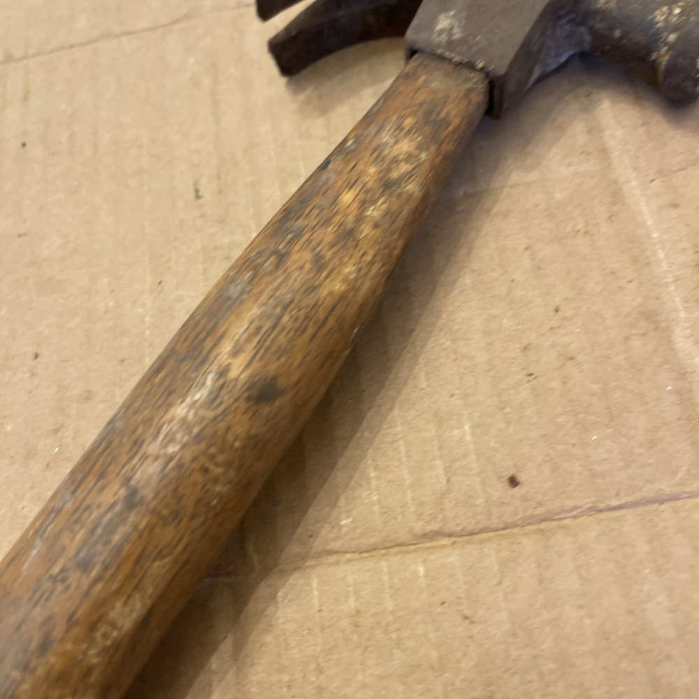 Small Vintage Hammer With Engraved Name