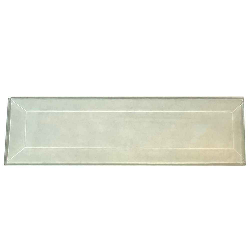 2"x7" Clear Rectangle Glass Bevel 10Pack