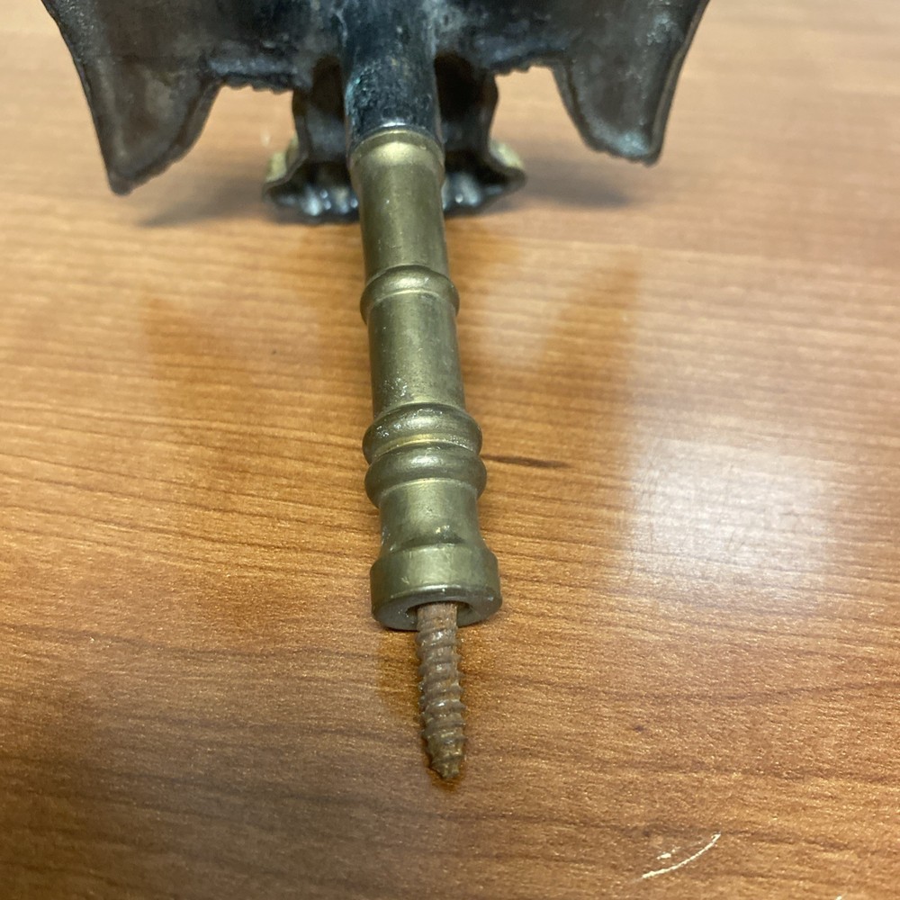 Vintage Brass Eagle Wall Mount Curtain Tie Back