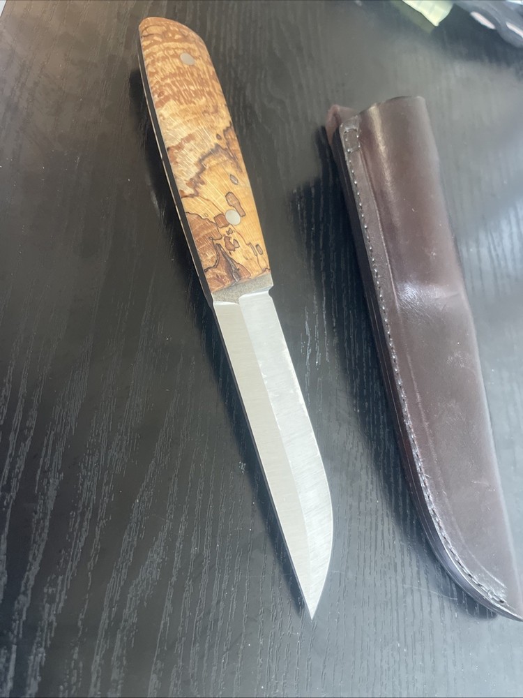 malanika puukko Elmax Full Tang Maple Burl