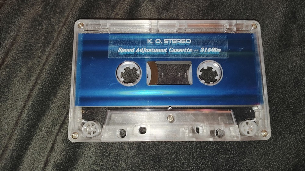 Cassette Deck Speed Calibration Test Tape