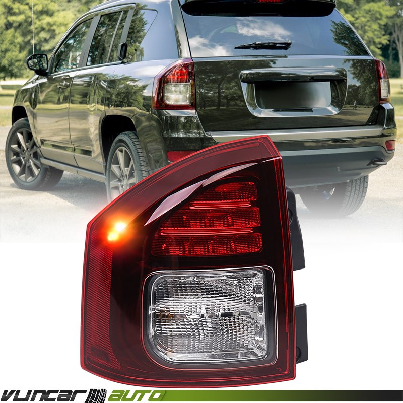 For Jeep Compass 2014-2017 LED Rear Tail Light Lamp Driver Left Bulb Assembly