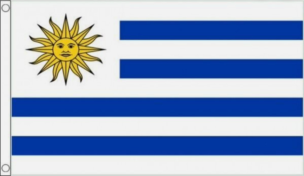 URUGUAY FLAG 5' x 3' Uruguayan Flags