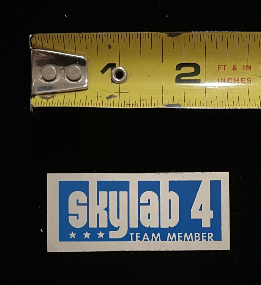 SKYLAB 4 TEAM MEMBER MINI DECAL STICKER SMALL 1 x 2.25
