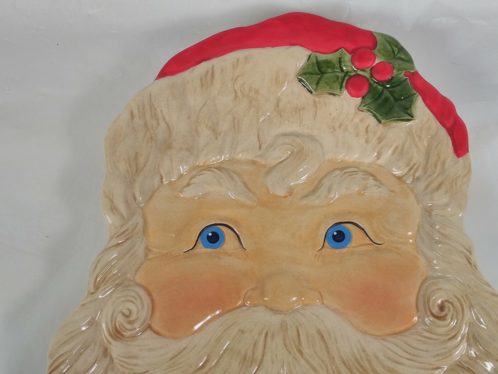 Dept 56 Santa Clause Platter Cookie Platter