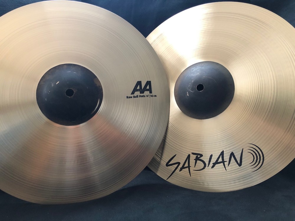 Sabian 14” AA Raw Bell HiHats 21472