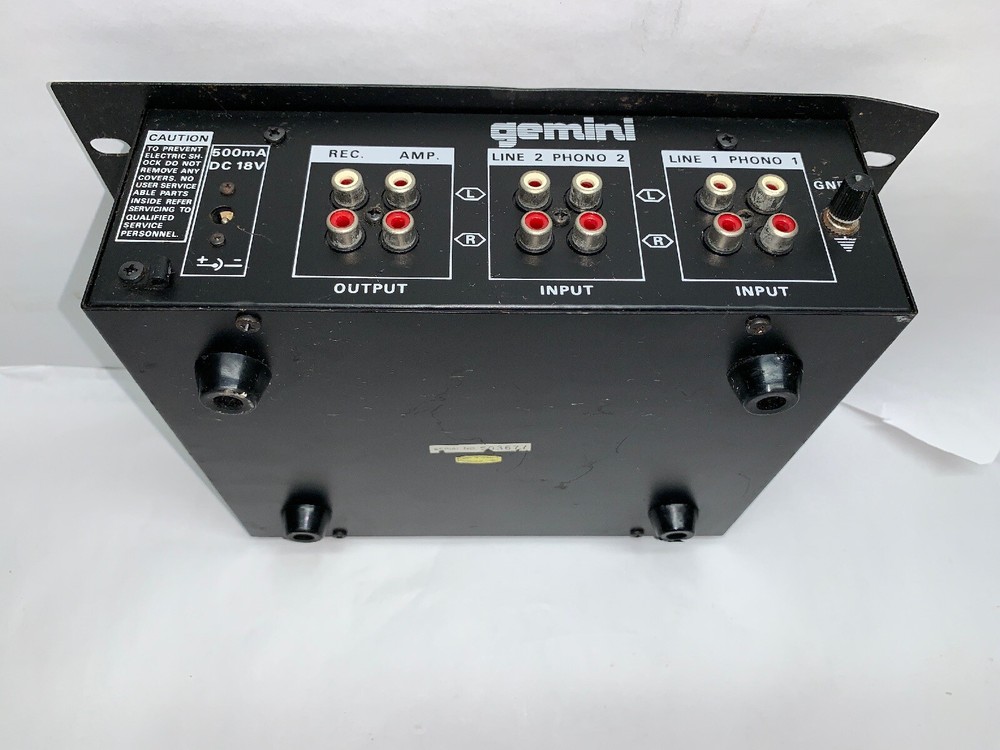 AS IS- Gemini PMX-12A Stereo Preamp Mixer Board