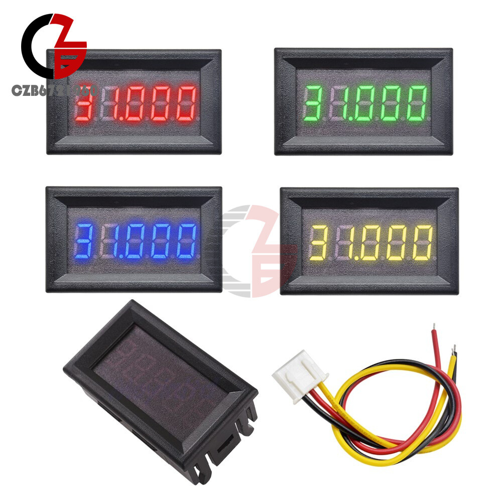 Digital 0.36-Inch LED 5-Digit DC Voltmeter 0-33V Car Voltage Meter