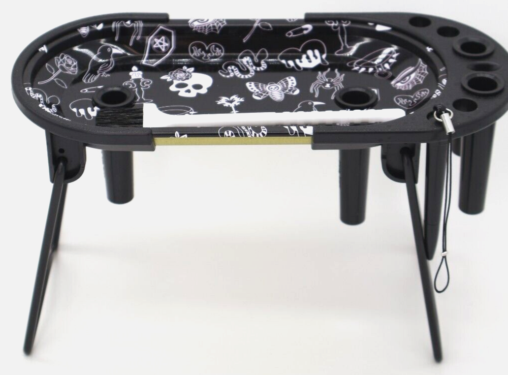 Ultimate Portable Rolling Tray Foldable Design Cone Loading Acesory Rack Durable