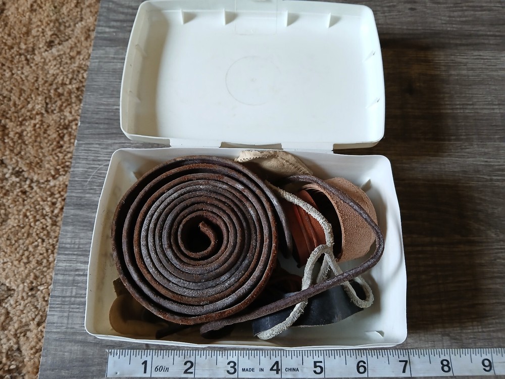 Lot of Leather Pieces for Muzzleloaders - Used