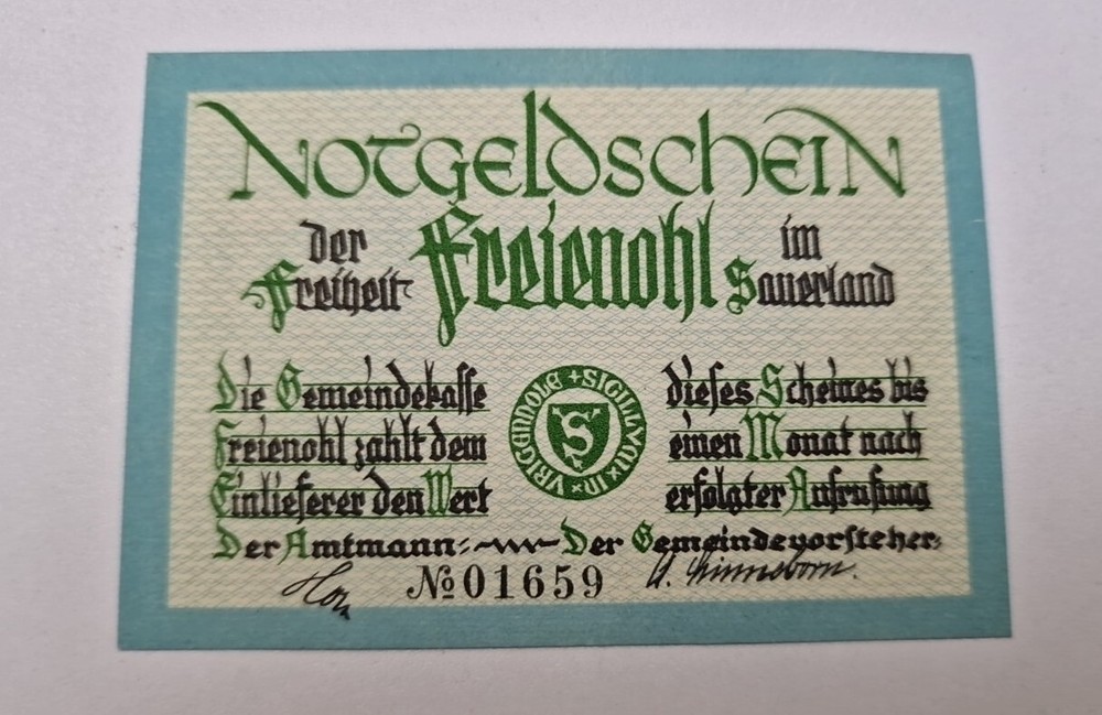 25 PFENNIG Excellent Condition Old BANKNOTE Germany