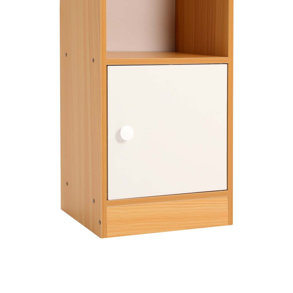 4-Tier High-Density Board Storage Cabinet, Space-Saving Modern Design Organizer