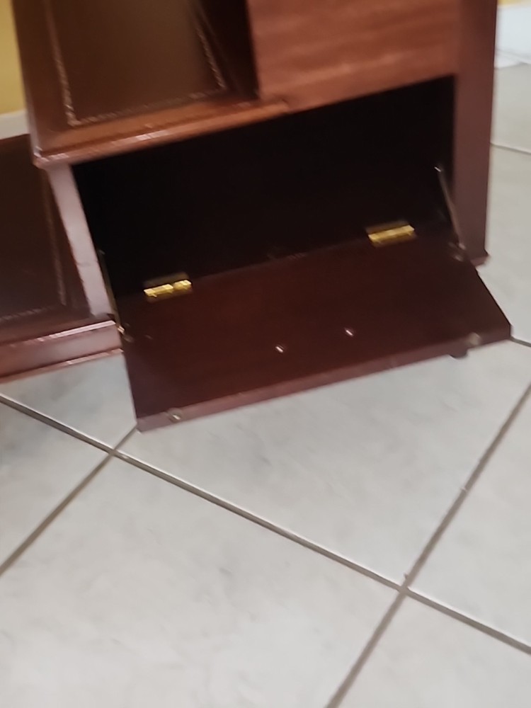 antique Mahogany library steps Stool Bed Stairs