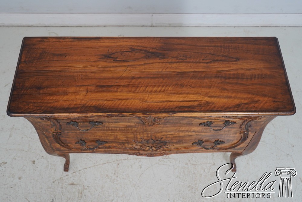 L69676: Vintage Italian Continental 2 Drawer Commode Server