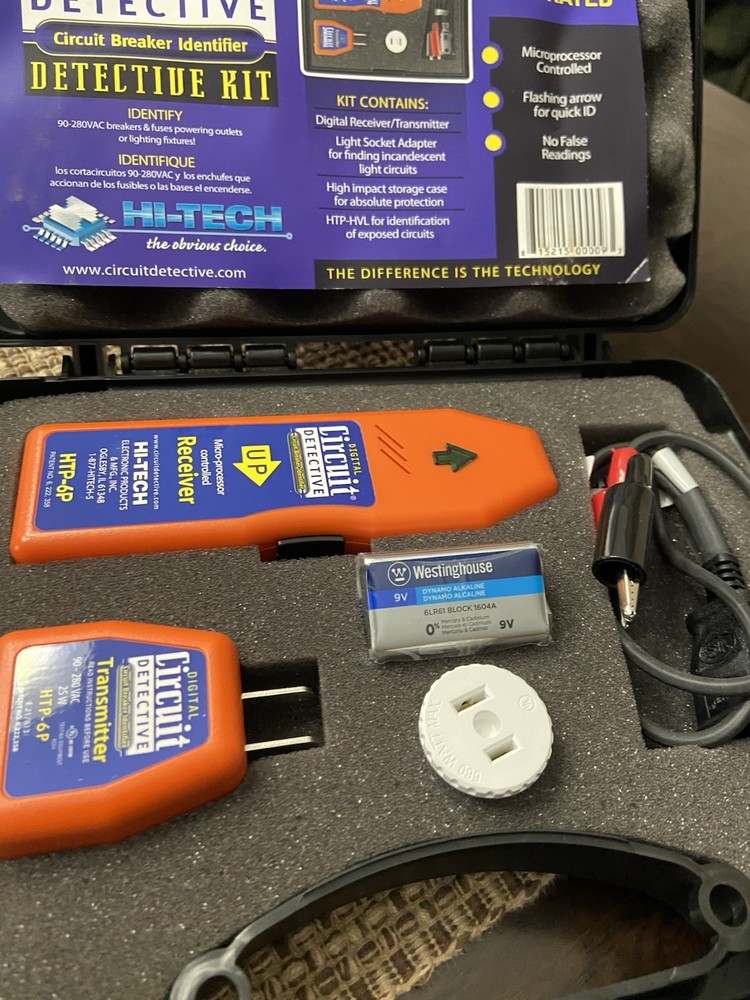 Hi-Tech HTP-7P Digital Circuit Breaker Identifier Kit - Open Box