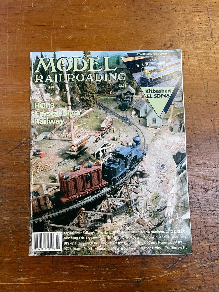 Model Railroading ~ January 1998 ~ Volume 28, No. 1 ~ Kitbashed EL SDP45