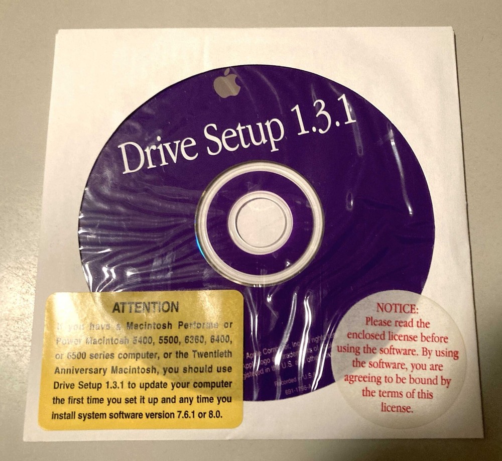 Apple Drive Setup 1.3.1