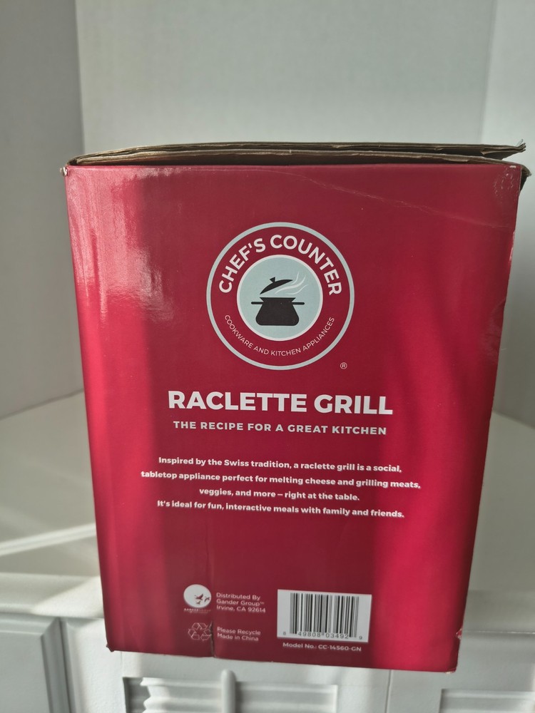 Chefs Counter Raclett Grill