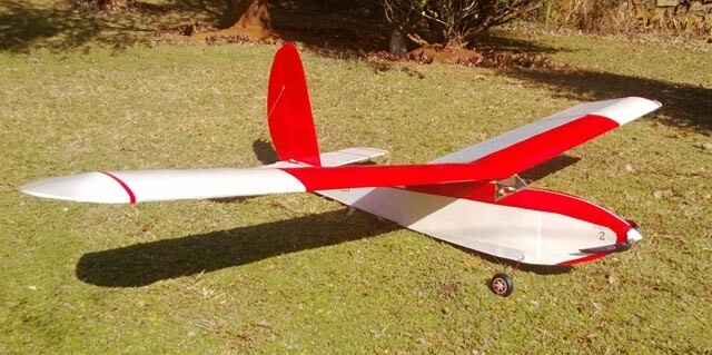 Classy Class C Glider 28" WS RC Model Airplane Plans Templates PDF on USB