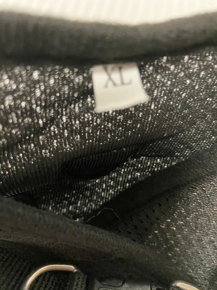 Supet Soft Black Mesh Vest Harness XL