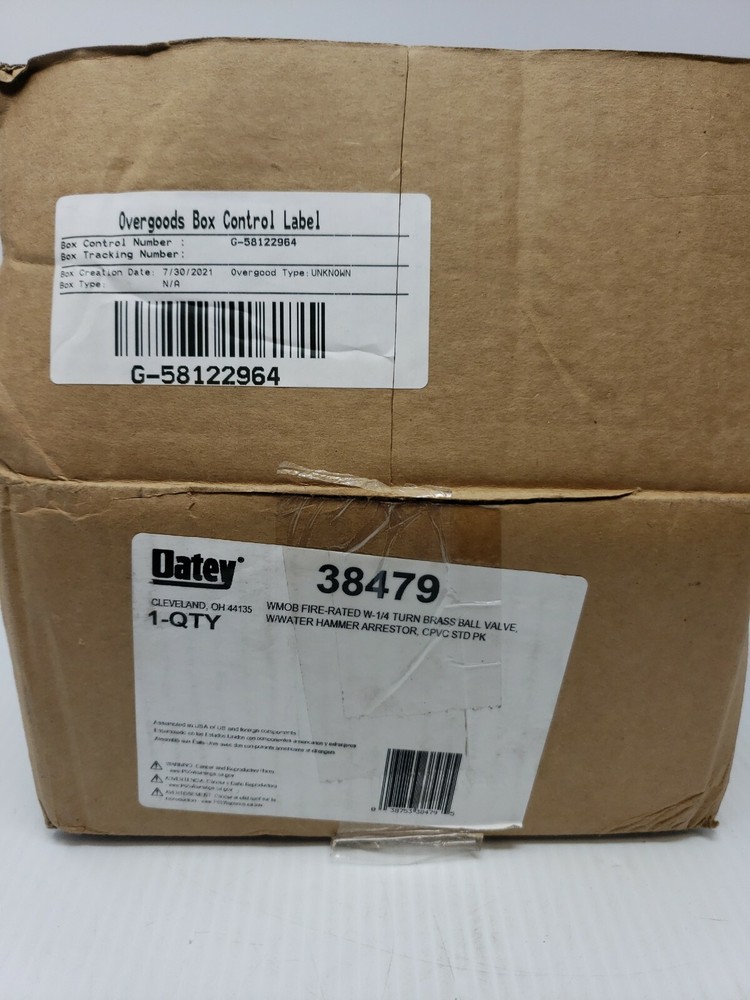 OATEY 38479 Outlet Box,Washing Machine,CPVC Solvent SEE DESCRIPTION