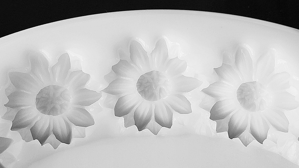 Large SUNFLOWER Edge Coaster Silicone Mold AU