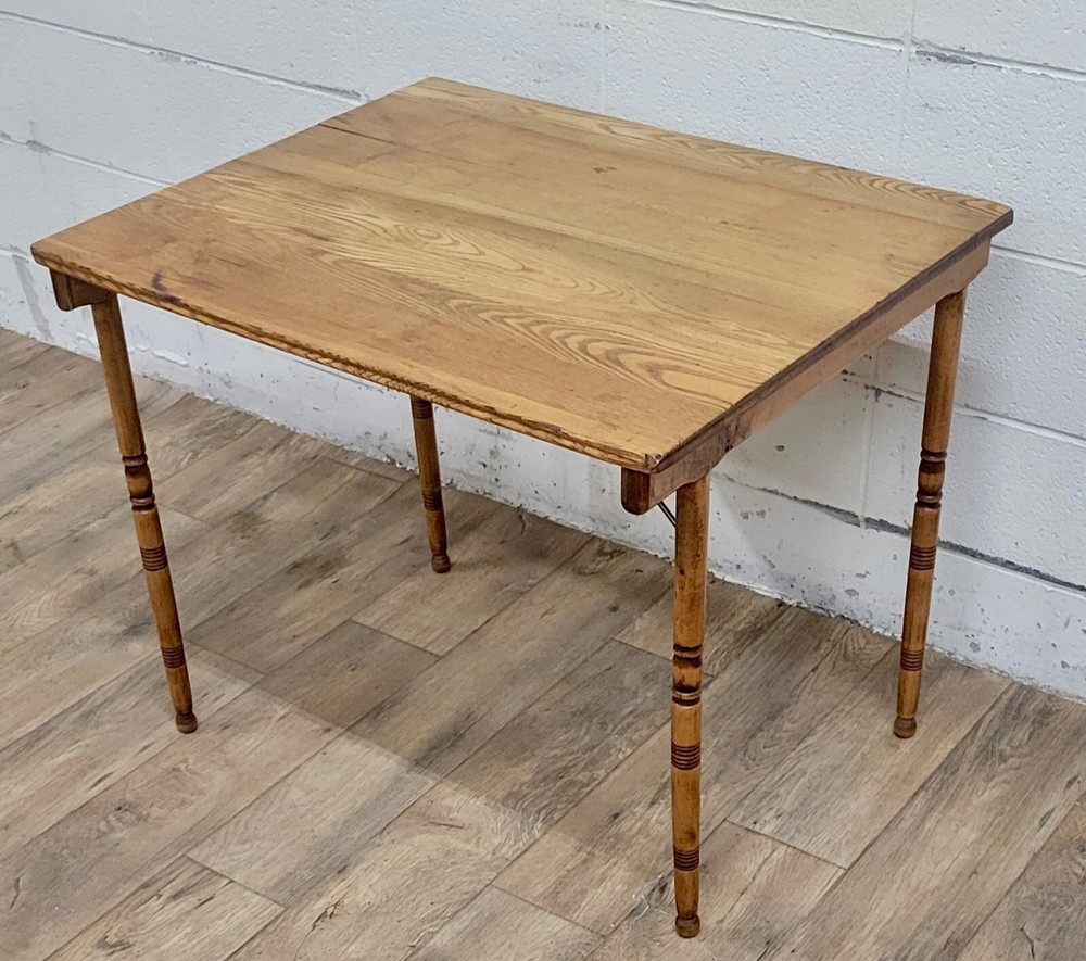 Antique American Folding Work Table Accent Table Sewing Table