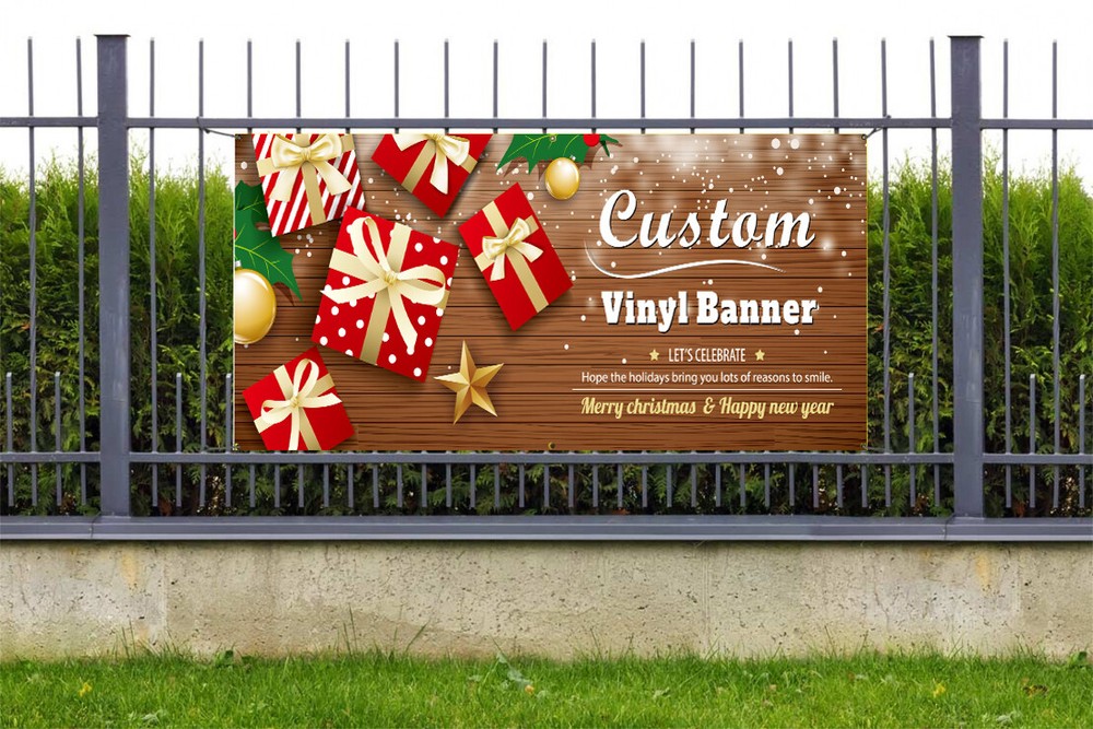 3' x 12' Full Color Custom 13oz Vinyl Banner - Free Basic Design Include