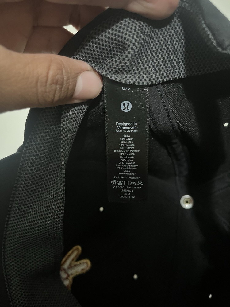 Lululemon “Peace” Strap-back Hat One Size Fits All