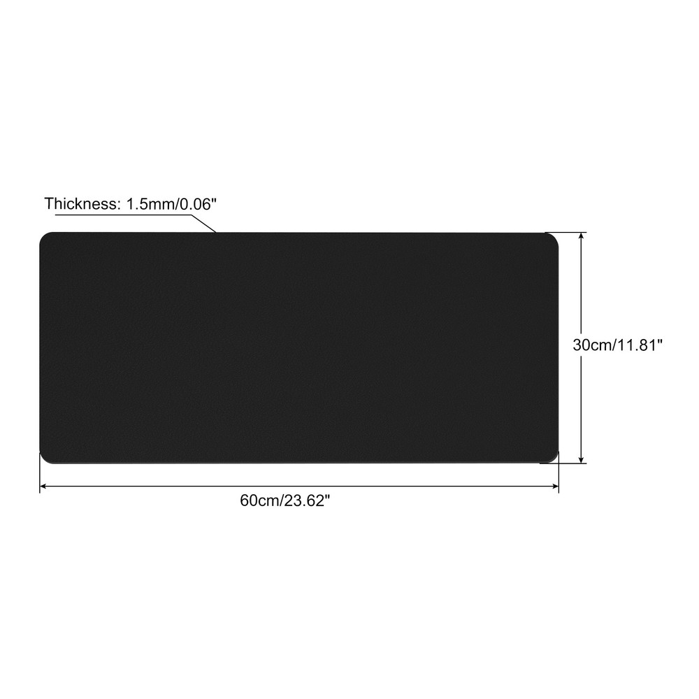 1Pcs 24"x12" Desk Mat Protector DIY Black