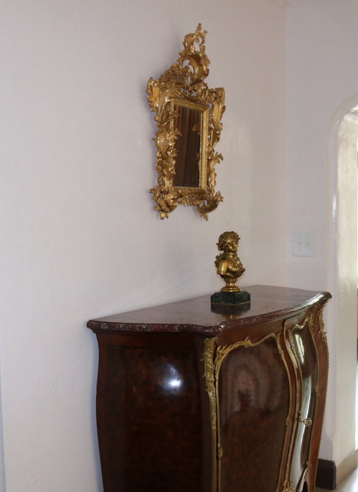 Italian Rococo Gilded Gold Wall Mirror
