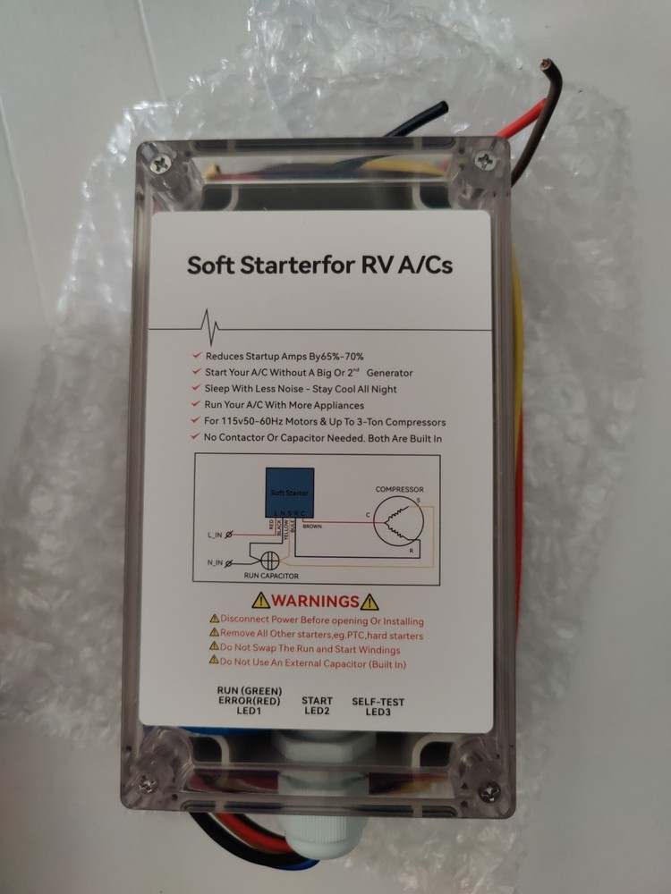 RV Air Conditioner Soft Starter - Replacement Motor Only No Hardware