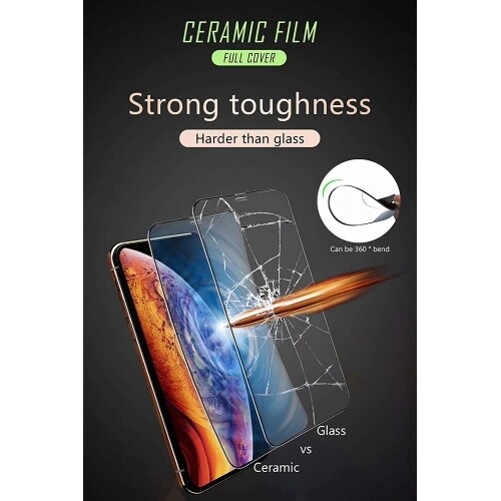 For iPhone XS/X/11 Pro - Screen Protector Ceramics Matte 3D Curved Edge Full
