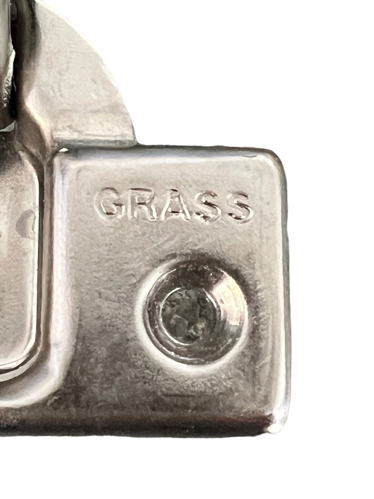 GRASS Cabinet Hinge 1006-30 Clip On 110° HALF Overlay, Spring Loaded