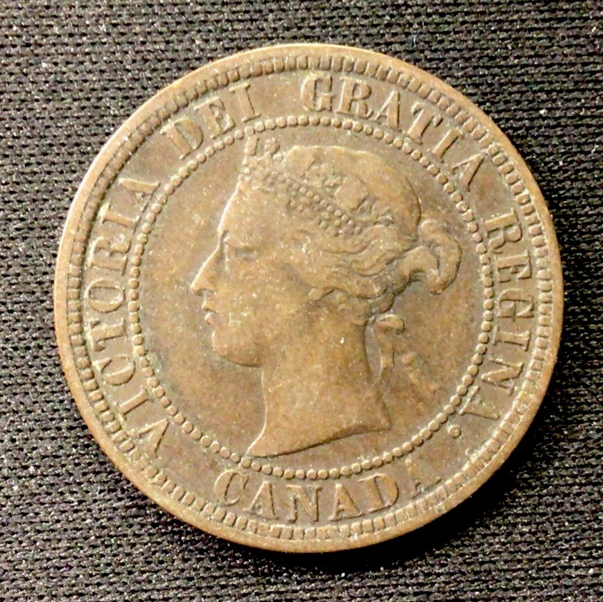 1876 H Canada Large Cent! ENN Coins