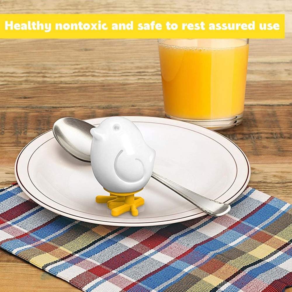 Creative Colorful Vibrant Durable Reusable Safe Flexible Chicken-shaped Egg Mold