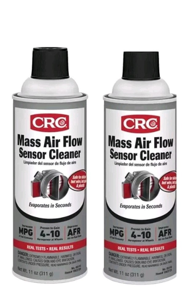 CRC 05110 Mass Air Flow Sensor Cleaner - 11 Oz - 2 Can