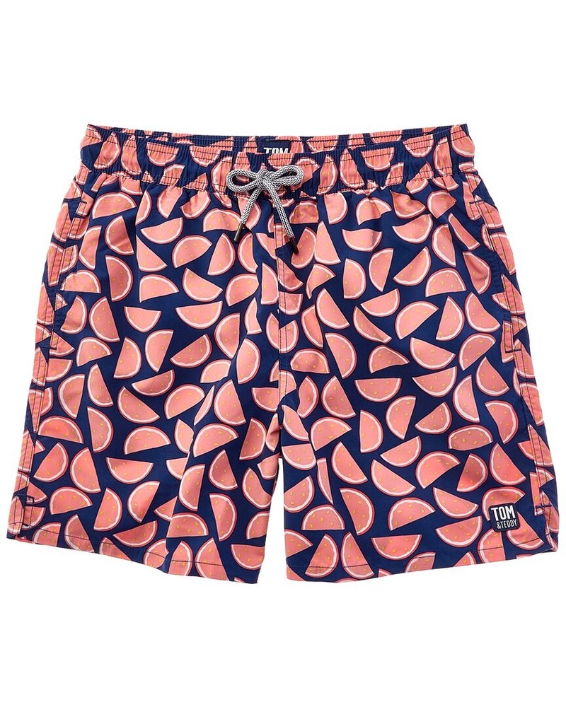 Tom & Teddy Watermelon Swim Trunk Men's