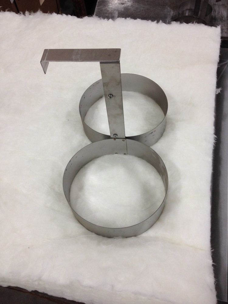 Stainless funnel Cake Ring-10"