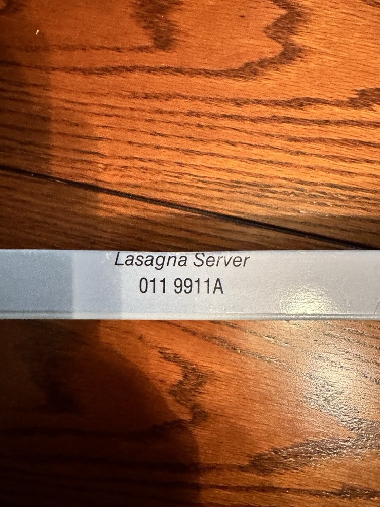 Wm A Rogers Silverplated LASAGNA SERVER New
