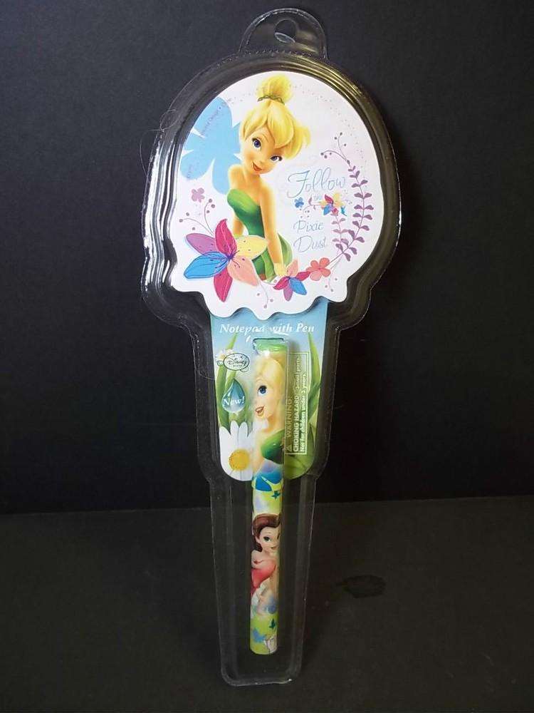 Disney Fairies Tinkerbell Pen & Notepad set NIP